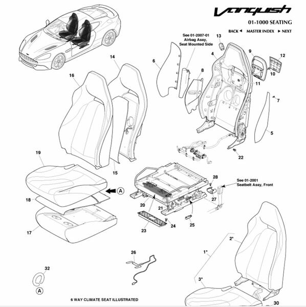 Image of REAR OF FRONT SEAT LEATHER FINISHER