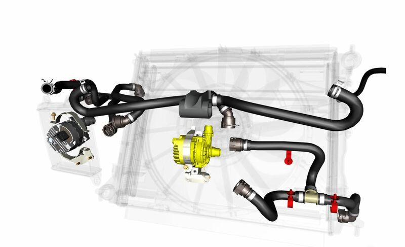 Image of RIGHT SIDE ELECTRIC WATER PUMP