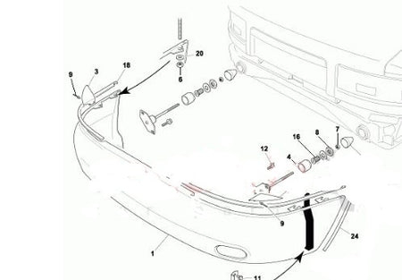 image 4 of bush,bumper mounting