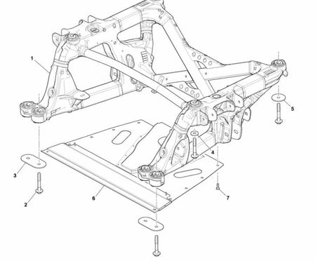 Image of REAR SUBFRAME SAFETY WASHER
