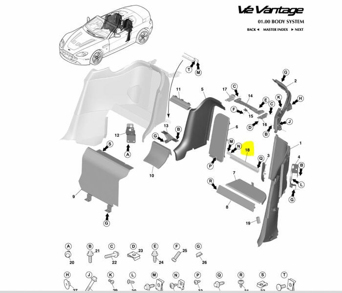 Image of LEFT REAR SEAT PANEL BRACKET LOWER
