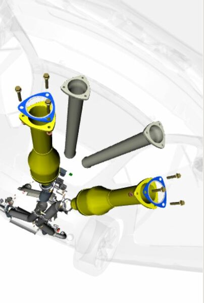 Image of FRONT CATALYST ASSEMBLY