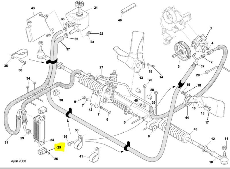 Image of OIL COOLER MOUNTING RUBBER 