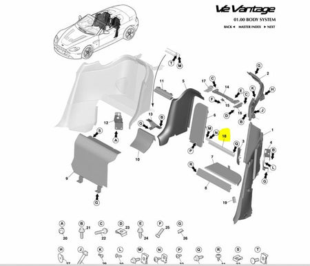 Image of RIGHT REAR SEAT PANEL BRACKET LOWER