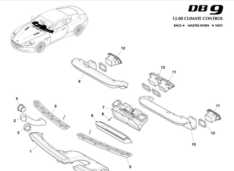 Image of RIGHT HAND DASHBOARD AIR DUCT