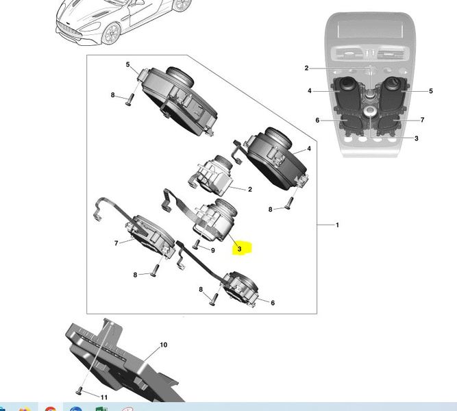 Image of CENTRE STACK JOYSTICK SWITCH