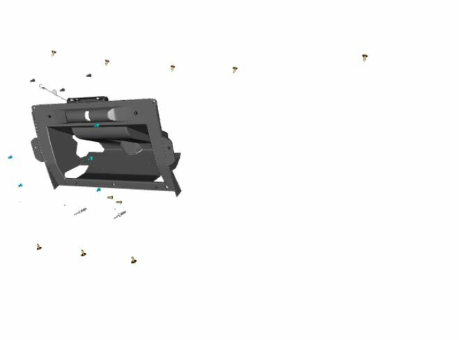 Image of GLOVE BOX BACKING HOUSING