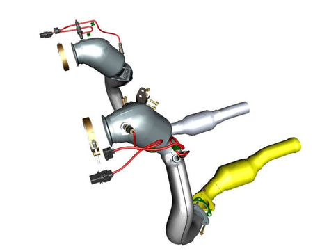 Image of LEFT HAND UNDERFLOOR CAT CATALYST CATALITIC CONVERTER
