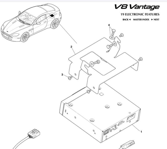 Image of NAVIGATION UNIT BRACKET