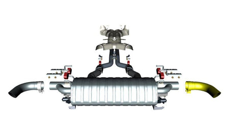 Image of RIGHT HAND REAR EXHAUST PIPE EXTENTION