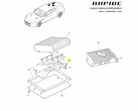 Image of B&O AMPLIFIER MOUNTING BRACKET