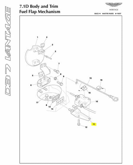 image 4 of actuator mounting bracket assembly