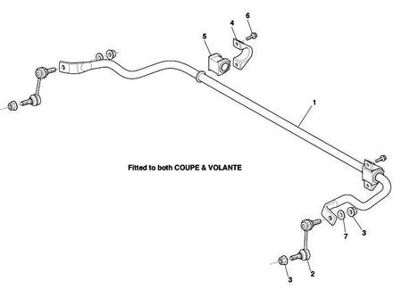Image of REAR ANTIROLL BAR SWAY RUBBER BUSH 4G43