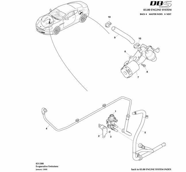 Image of FUEL VAPOUR CANNISTER BRACKET