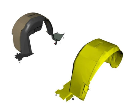 Image of LEFT HAND REAR WHEEL ARCH LINER - COUPE S