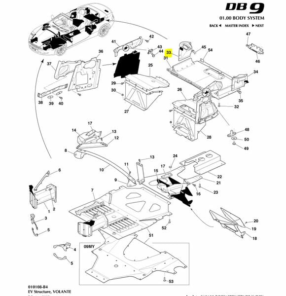 Image of RIGHT REAR SHOCK ABSORBER STRUT MOUNTING PLATE ASSEMBLY