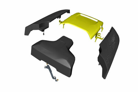 REAR ENGINE COVER - V8 MODELS