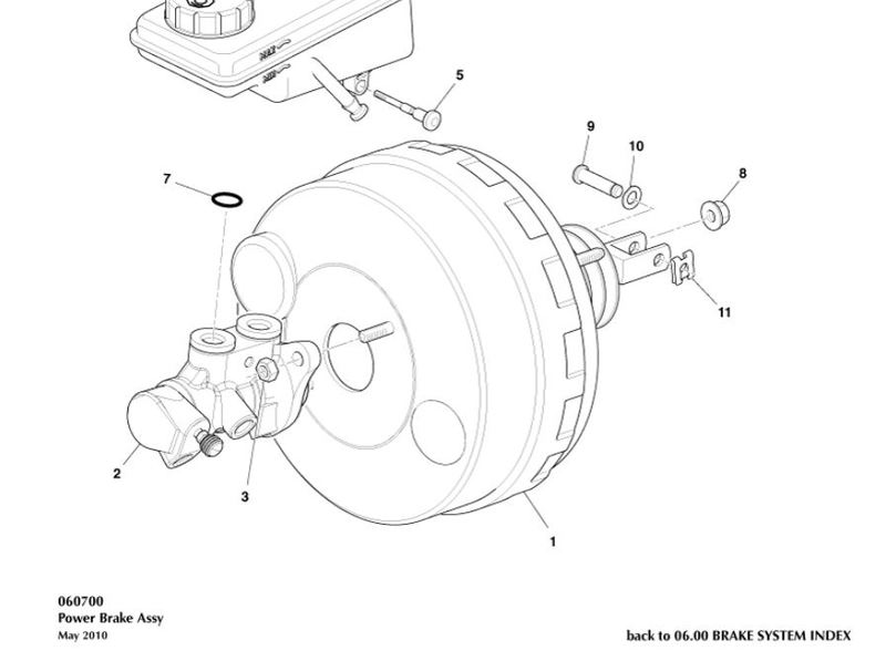 BRAKE MASTER CYLINDER AND BOOSTER