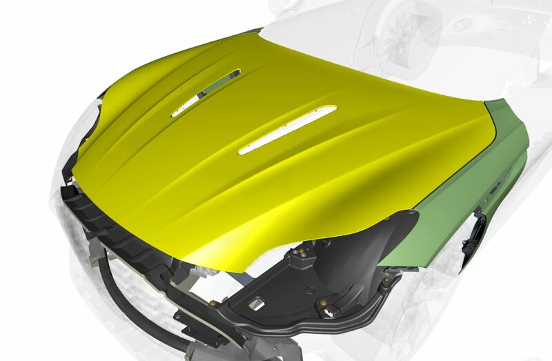 Image of BONNET HOOD ASSEMBLY