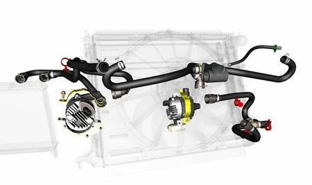 Image of ELECTRIC AUXILLARY WATER PUMP BRACKET STRAP