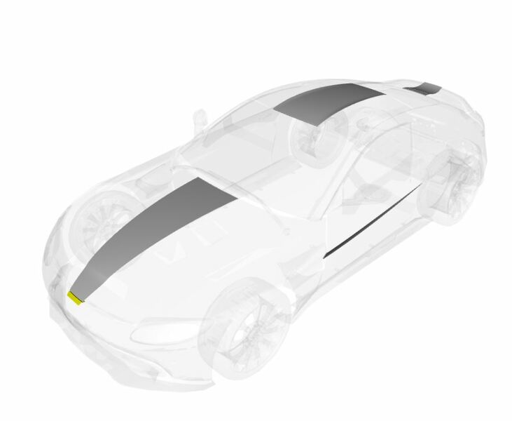Image of FRONT BUMPER GRAPHIC