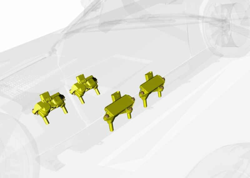 Image of IGNITION HT COIL PACK DOUBLE - V8