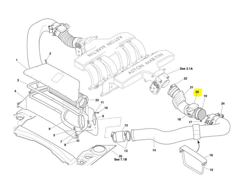 Image of MAF SENSOR MASS AIR FLOW SENSOR