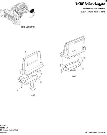 Image of ENGINE ECU SHIELD RHD