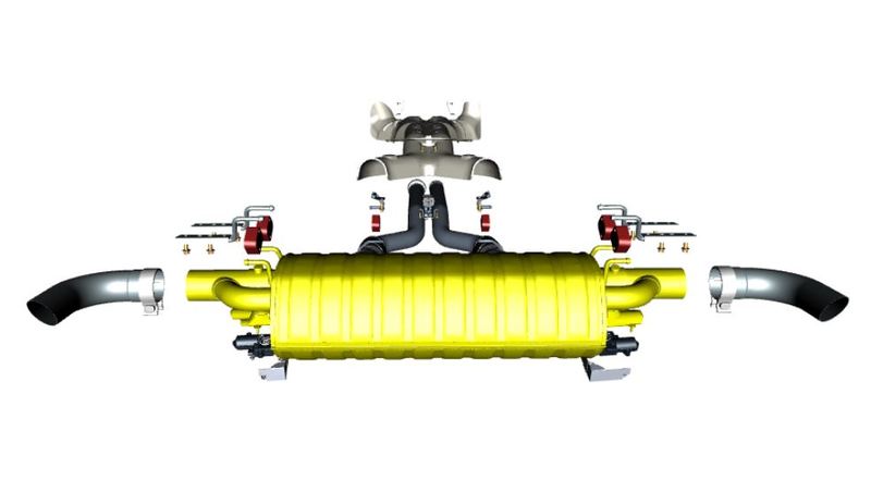 Image of REAR EXHAUST BOX MUFFLER