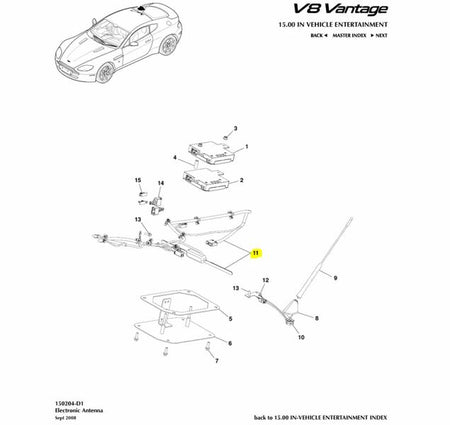 WIRING HARNESS ASSEMBLY FOR RADIO AM/FM ANTENNA