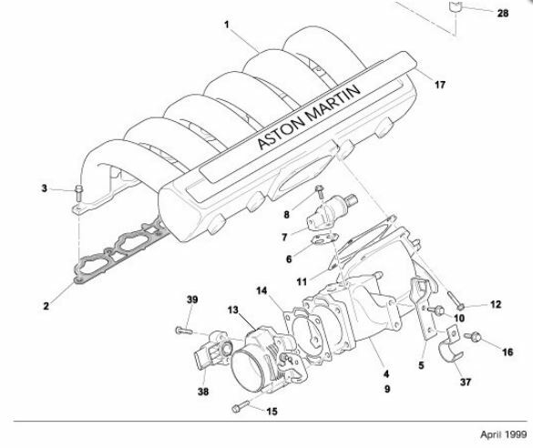 image 4 of throttle body assembly,lh