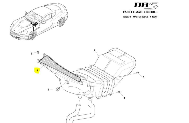 Image of HEATER AIR INLET DUCT HOUSING