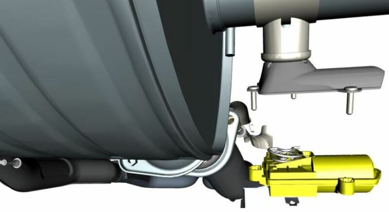Image of REAR EXHAUST BOX MUFFLER  FLAP ACTUATOR