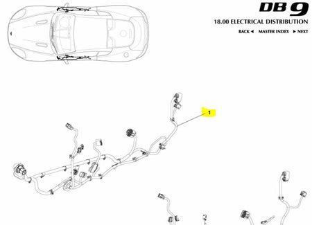 Image of DRIVERS DOOR WIRING LOOM