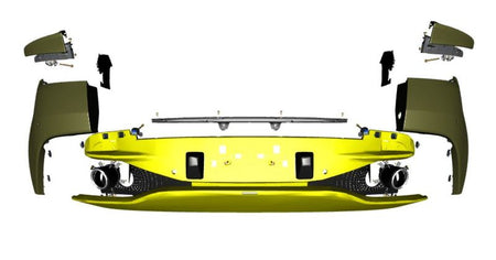 Image of REAR BUMPER INSERT ASSEMBLY BLACK
