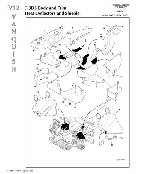 Image of LEFT HAND FRONT CHIMNEY VENT HEATSHIELD