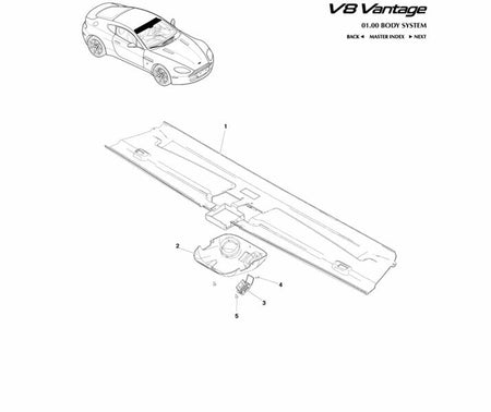 Image of MICROPHONE RETAINING BEZEL ASSEMBLY