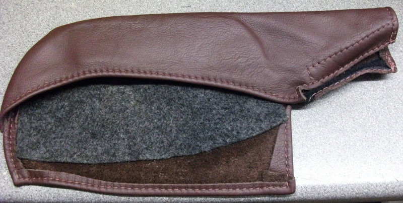 Image of HANDBRAKE PARKING BRAKE LEATHER COVER TRIM