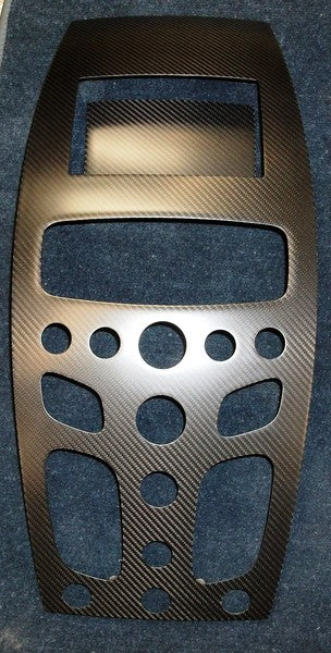 CENTRE STACK SAT NAV CONSOLE SKI SLOPE CARBON