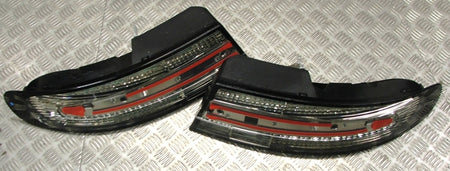 CLEAR REAR TAIL LIGHT KIT - BLACK SURROUND - IN STOCK