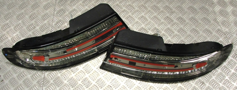 CLEAR REAR TAIL LIGHT KIT - BLACK SURROUND - IN STOCK