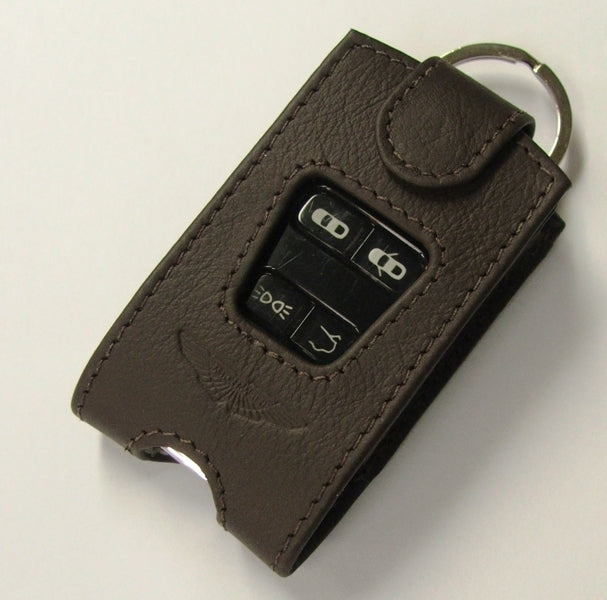 Image of PRESENTATION GIFT BOX INCLUDING LEATHER KEY LOCKET BROWN