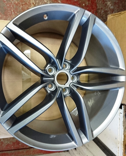 20x11 10 SPOKE REAR WHEEL SILVER