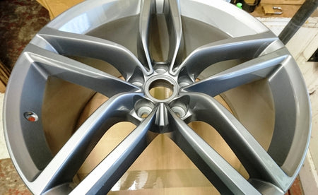 20x11 10 SPOKE REAR WHEEL SILVER