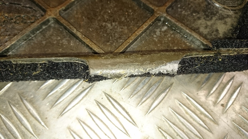 Image of REAR HEEL BOARD TRIM RIGHT HAND CARPET