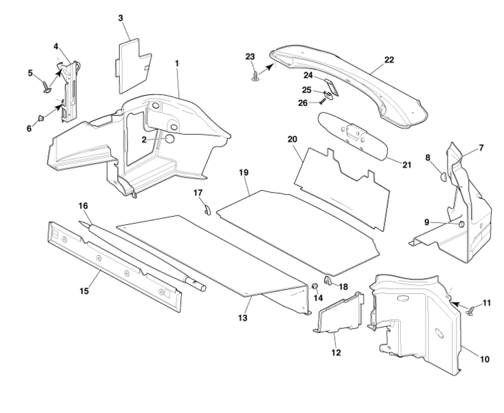 Image of INTERIOR TRIM FIR TREE FASTENER