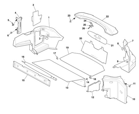 Image of INTERIOR TRIM FIR TREE FASTENER