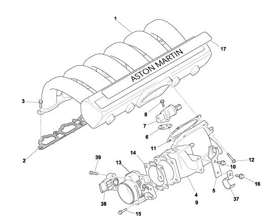 image 2 of gasket throttle body assembly