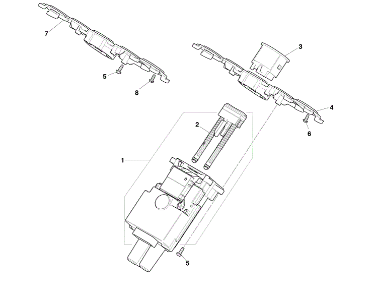 IGNITION KEY DOCKING STATION KEY READER