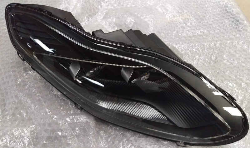 Image of FRONT HEADLIGHT RHD RIGHT HAND BLACK BEZEL